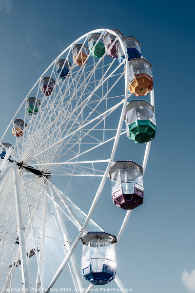 Bournemouth Big Wheel in the Autumn Sunshine Picture Board by Paul Tuckley