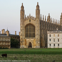 Buy canvas prints of King's College Chapel in the University of Cambridge United Kingdom UK by Marcin Rogozinski