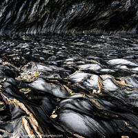 Buy canvas prints of Flowing Rocks by David J Blanks