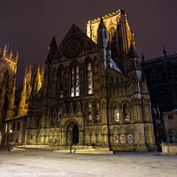 Buy canvas prints of Illuminated Gothic Wonder by Ron Ella