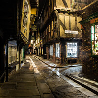 Buy canvas prints of The Timeless Charm of York's Shambles by Ron Ella