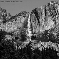 Buy canvas prints of Thundering Yosemite Falls by Ron Ella