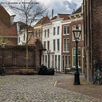 Buy canvas prints of Timeless Charm of Old Leiden by Ron Ella
