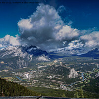 Buy canvas prints of Summit Panorama by Ron Ella