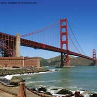 Buy canvas prints of Iconic Golden Gate Bridge by Ron Ella
