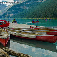 Buy canvas prints of Serenity on Lake Louise by Ron Ella