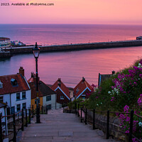 Buy canvas prints of Whitby by the sea by Ron Ella