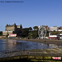 Buy canvas prints of The Seafront Scarborough  by Ron Ella