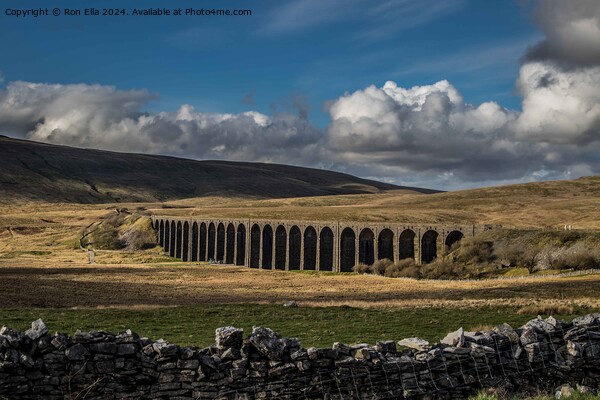 The VIew of Ribblehead  Picture Board by Ron Ella