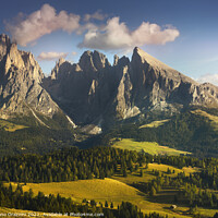 Buy canvas prints of Sassolungo mountain, Dolomites Alps by Stefano Orazzini