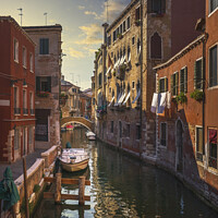 Buy canvas prints of Red Canal in Venice by Stefano Orazzini