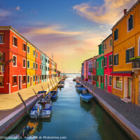Buy canvas prints of Burano Late Afternoon by Stefano Orazzini