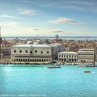 Buy canvas prints of Venice Grand Canal aerial view. Italy by Stefano Orazzini