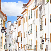 Buy canvas prints of White street in Evora. Portugal by Stefano Orazzini