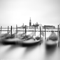 Buy canvas prints of San Giorgio and Gondolas in Venice (2010) by Stefano Orazzini