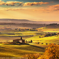 Buy canvas prints of Panoramic View of Alta Maremma by Stefano Orazzini