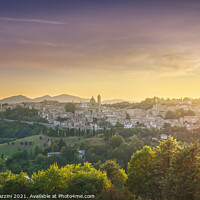 Buy canvas prints of Urbino city at sunset. Italy by Stefano Orazzini