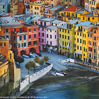Buy canvas prints of Colours of Vernazza. Cinque Terre by Stefano Orazzini