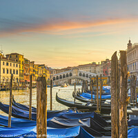 Buy canvas prints of Venice Grand Canal and Rialto bridge by Stefano Orazzini