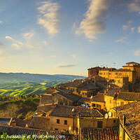 Buy canvas prints of Volterra town skyline. Tuscany by Stefano Orazzini