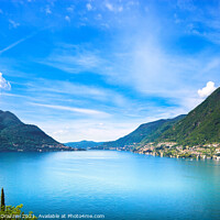 Buy canvas prints of Lake Como landscape. Italy by Stefano Orazzini