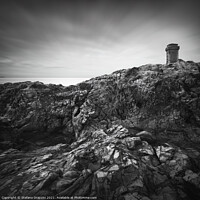 Buy canvas prints of Calafuria Tower and Rocks by Stefano Orazzini