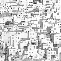 Buy canvas prints of Andalusia White Houses Texture (2011) by Stefano Orazzini