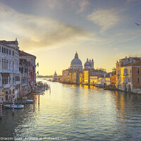Buy canvas prints of Venice Grand Canal and Santa Maria della Salute church  by Stefano Orazzini