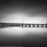 Buy canvas prints of Jacques Gabriel bridge, Loire river. Blois, France by Stefano Orazzini