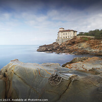 Buy canvas prints of Boccale castle on the rocks. Livorno, Tuscany, Italy. by Stefano Orazzini