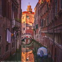 Buy canvas prints of Venice cityscape, buildings, canal and bridge. Italy by Stefano Orazzini