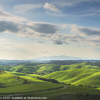 Buy canvas prints of Countryside landscape in Volterra. Tuscany, Italy by Stefano Orazzini