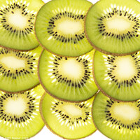 Buy canvas prints of Kiwi fruit slices by Keith Bowser