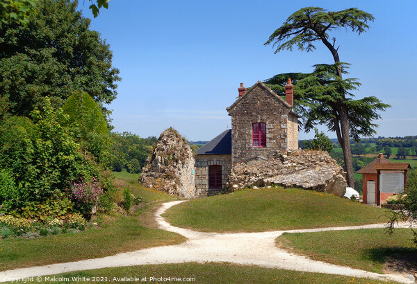 France Domfront 61700 Château Castle Orne Picture Board by Malcolm White