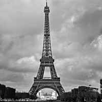 Buy canvas prints of The Eiffel Tower, La Tour Eiffel, Paris, by Malcolm White