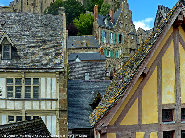 France Mont Saint Michel  Picture Board by Malcolm White