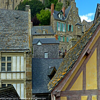 Buy canvas prints of France Mont Saint Michel  by Malcolm White