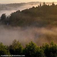 Buy canvas prints of Early Morning Mist Landscape by Malcolm White
