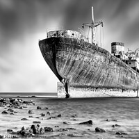 Buy canvas prints of Temple Hall Shipwreck at Algeciras by Neil Hall
