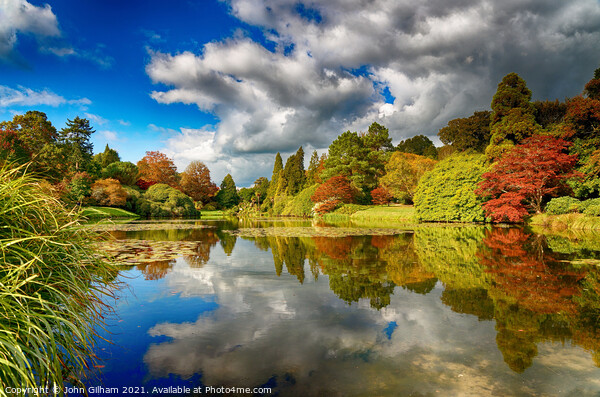 Autumn leaves at Sheffield Park Picture Board by John Gilham
