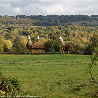 Buy canvas prints of Oast Houses in Shoreham Kent by John Gilham