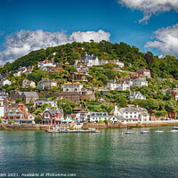 Buy canvas prints of Kingswear from Dartmouth by John Gilham