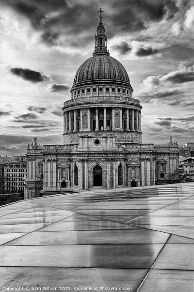 St Paul's Cathedral London Picture Board by John Gilham