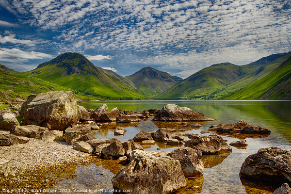 Wast Water The Lake District Cumbria UK Picture Board by John Gilham