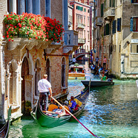 Buy canvas prints of Gondola in Venice by John Gilham