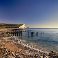 Buy canvas prints of Cuckmere Haven - Sussex by John Gilham