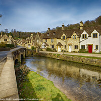 Buy canvas prints of Castle Combe - Cotswolds Wiltshire by John Gilham