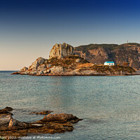 Buy canvas prints of Kastri Islet - The Island of Kos Greece by John Gilham