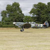 Buy canvas prints of Spitfire Elizabeth - Headcorn Aerodrome Kent by John Gilham