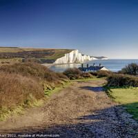 Buy canvas prints of Seven Sisters - Sussex UK by John Gilham